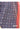 Linen Cotton Mandala Motif Design Saree | Navy Blue + Light Red