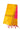 Cotton Saree With Zari Design |  Yellow + Punch Pink