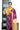 Art Silk Semi Kanchipuram Saree With Mughal Butti And Checks Design | Deep Purple + Mustard Gold