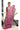Kota Tussar Saree With Antique Zari | Dove Grey + Mulberry Pink