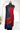 Chettinad Cotton Salwar Material(Top & Dupatta) | Deep Red + Dark Navy Blue