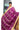 Art Silk Semi Kanchipuram Saree With Mughal Butti And Checks Design | Deep Purple + Mustard Gold