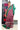 Kota Tussar Saree With Mini Checks Design | Rama Green +Mulberry Purple