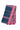 Linen Cotton Geometric Pattern Saree | Deep Sea Blue + Pink