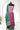 Batik Mul Chanderi Salwar Material (Top, Bottom & Dupatta) | Orchid Pink + Teal Blue
