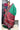 Kota Tussar Saree With Mini Checks Design | Rama Green +Mulberry Purple