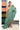 Linen Tissue Saree With Bandhani Floral Print | Teal Blue