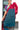 Semi Silk Cotton Saree With  Zari Thread Block Design | Crimson Red + Teal Blue