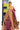 Jute Khadi Saree With Kodi Printed | Currant Red + Rust Orange