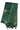 Linen Silk Saree With Kolam Motif Design | Dark Green