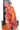 Zari Tussar Saree With Dot Line Design | Light Orange + Coral Red