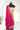 Jute  Cotton Salwar Material With (Top, Bottom & Dupata) | Beige + Crimson Pink
