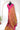 Pochampally Semi Soft Silk Saree With Zari Motif Design  | Terracotta Orange + Pink