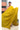 Linen Silk Saree With Jamdani Weaving | Gold Yellow