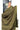 Viscose Khadi  Saree With Floral Scroll Pattern | Olive Green