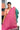Kattam Semi Tussar Saree With Zari Weaving | Pine Green + Fuchsia Pink