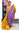 Tissue Cotton Saree With Floral Butta Design |Bright Yellow + Luxury Purple