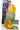Tussar Silk Saree With Floral Motif Weave Design | Cyber Yellow + Light Olive