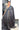 Viscose Khadi  Saree With Floral Scroll Pattern | Steel Blue