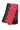 Semi Jute Saree With Floral Leaf Print Design | Red + Black