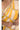 Linen Tissue Saree With Windowpane Floral Print | Golden Yellow + Deep Champagne