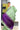 Raw Silk Sarees With Sequin Work | Spring Green + Violet