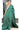 Viscose Khadi  Saree With Floral Scroll Pattern | Jungle Green