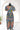 Kalamkari Cotton Stitched Maxi with lining (Top) - bright blue.
