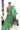 Pencil Art Tussar Saree With Embroidery Work | Emerald Green