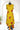 Denim Cotton Botanical Prints Co-ord Stitched Suit (Top & Bottom) | Mustard Yellow