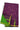 Maheswari Cotton with Small Butta | Eggplant Purple + Green Grass