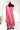 Summer Cool Cotton Salwar Material With Paisley Floral Block Print (Top, Bottom & Dupatta) | Punch Pink