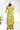 Denim Cotton Co-ord Stitched Suit (Top & Bottom) | Canary Yellow + white