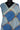 Linen Tissue Saree With Windowpane Floral Print | Ocean Blue  +Ice Blue