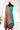 Jam Satin Cotton Salwar Material (Top, Bottom & Dupatta) | Emerald Green + Coral Pink