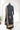 Jaipur Cotton Stitched Salwar Suit With Floral Patch Print (Top, Bottom & Dupatta) - Deep Black + Tan