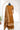Jaipur Cotton Stitched Salwar Suit With Floral Patch Print (Top, Bottom & Dupatta) - Golden Brown