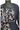 Chiffon Georgette Stitched Salwar Suit (Top, Bottom & Dupatta) - Navy Blue