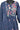 Jaipur Cotton Stitched Salwar Suit With Embroidery & Floral Design (Top, Bottom & Dupatta)-Oxford Blue