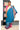 Linen Saree With Floral Theard Work | Orchid Purple + Ocean Blue