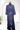 Denim Cotton Stitched Salwar Suit With Embroidery Design(Top & Bottom)-Indigo Blue