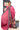 Linen Saree With Floral Theard Work | Rose + Light Plum