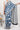 Mul Mul Cotton Saree With Printed Design | Steel Blue