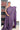 Khadi Cotton Saree With Stripes Pattern | Deep Violet