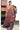 Silk Cotton Saree With Checked Pattern | Purple + Indigo Blue