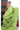 Tissue Cotton Saree With Floral Butta Design | Light Parrot Green + Rani Pink