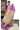 Kota Saree With Bandhani-style dotted pattern | Sand Brown + Light Purple