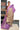 Kota Saree With Bandhani-style dotted pattern | Sand Brown + Light Purple