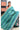 Silk Cotton Saree With Madras Kattam Design | Turquoise Blue