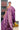 Tissue Cotton Saree With Floral Butta Design | Royal Purple + Mustard Yellow
